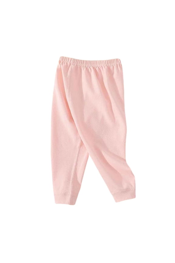 Toddler Baby Girls Elastic Waist Pants Soft Cotton Linen Harem Bloomers Summer Fall Long Pants for Daily Sweater Pairing Play Home 1-7Y