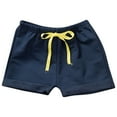 thumbnail image 1 of Favoffer Toddler Boys Girls Casual Shorts Summer Solid Color Elastic Waist Tie String Loose Loungewear Indoor Relax Outdoor Leisure 6M-8Y, 1 of 3