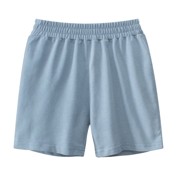 Favoffer Unisex Kids' Summer Multicolor Solid Casual Shorts & Elastic-Waist Pants - Play, Outing, Sports, Lounging 1-9Y