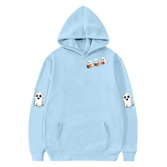 Favoffer Winter Girls Boys Graphic Hooded Sweatshirt Loose Top Crewneck Long Sleeve Pocket Pullover Shirt Casual Outings Play Toddler Big Kid 2-13Y
