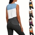 thumbnail image 1 of Favoffer Women's Athletic Tops Sleeveless Crew Neck Print Crisscross Back Breathable Soft Summer Tops for Workout Fitness Street Vacation, 1 of 7