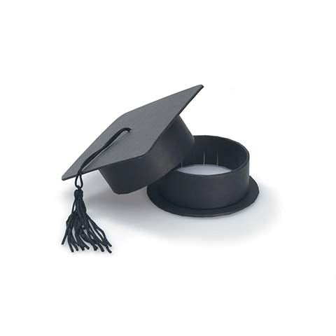 Favor Box - Graduation Hat - Black