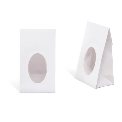 Favor Box - Window - White - 12 pieces