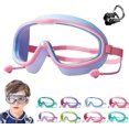 thumbnail image 1 of Favorabler Goggles, Favorable Swim Goggles, Children's Large Frame Waterproof & Anti-Fog Swimming Glasses-Pink-Blue, 1 of 7