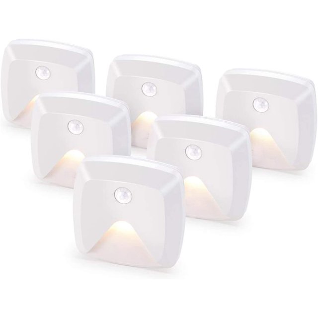 Favorbrite Motion Sensor Lights, Stickon Warm White LED Night Light