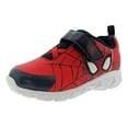 thumbnail image 1 of Favorite Characters Boy's Spider-Man OSPF382 Hook & Loop Ligheted Athletic Sneaker, 1 of 5