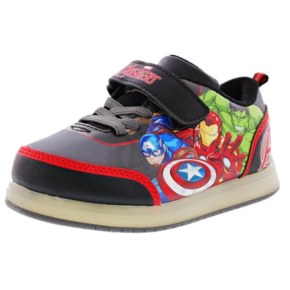 Favorite Characters Boys Avengers 0AVF371 Motion Lighted Athletic Sneakers