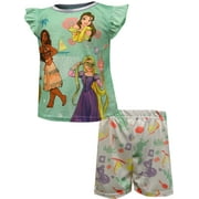 Favorite Characters Girls Disney Princesses Summertime Fun Shortie Pajama 8