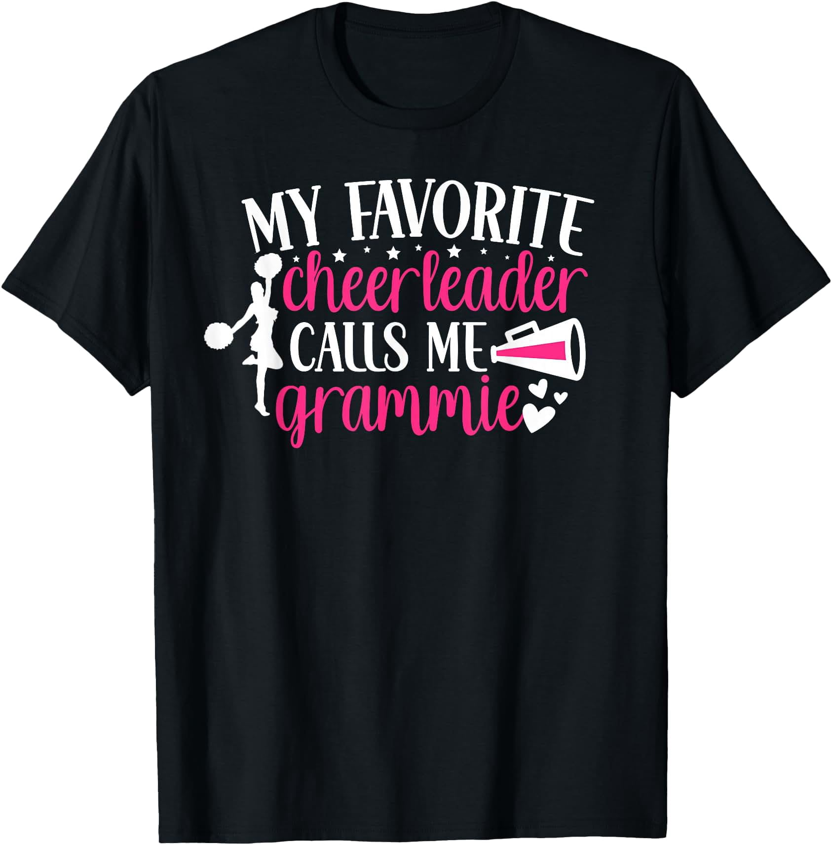 Favorite Cheerleader Calls Me Grammie Cheer Grammie T-Shirt - Walmart.com