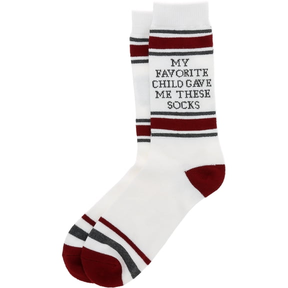 Pavilion Gift Company - Favorite Child - M/L Unisex Crew Sock