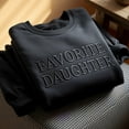 thumbnail image 1 of Favorite Daughter Embroidered Sweatshirt, Women's Gift, 1 of 5