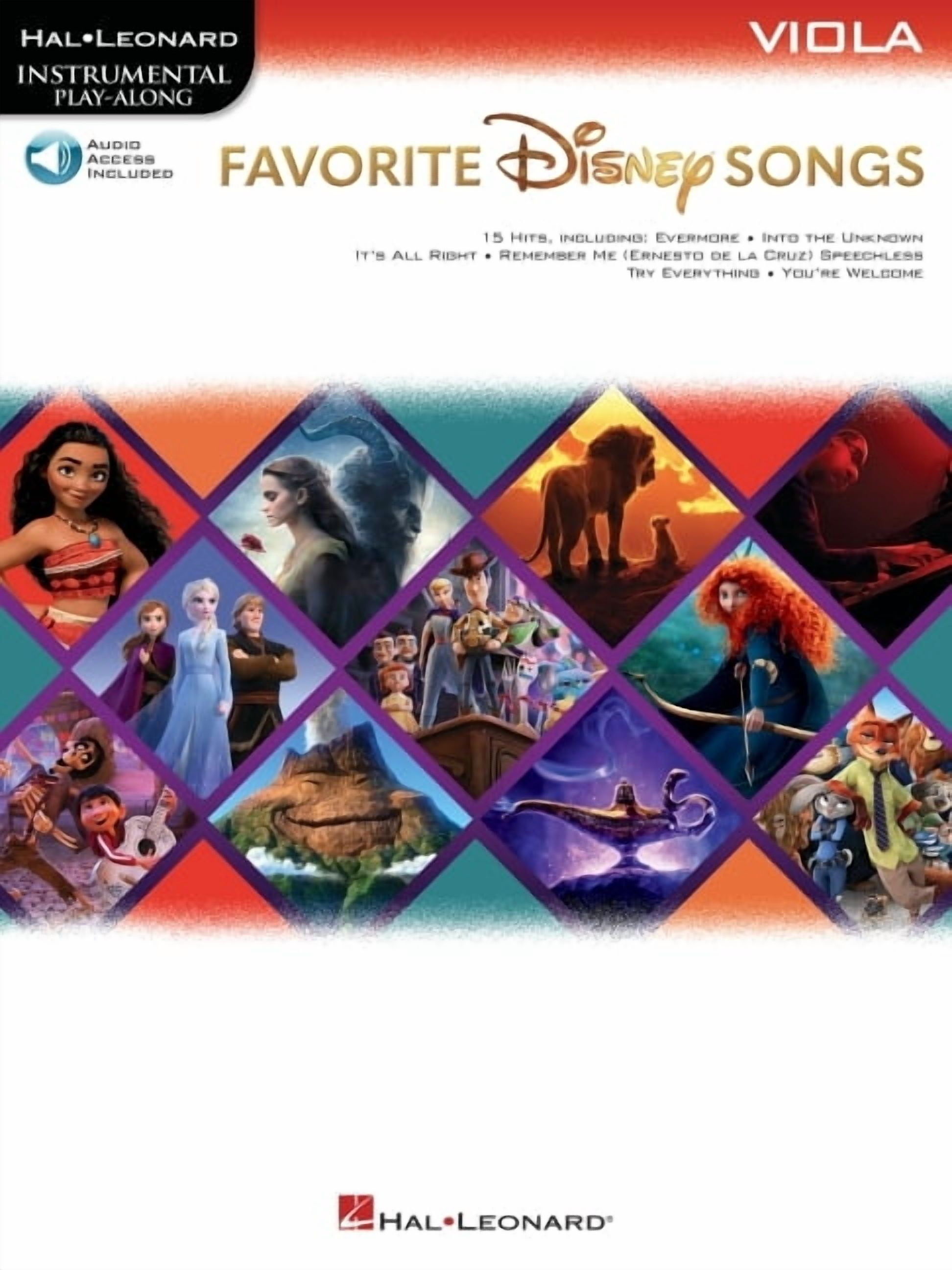 Favorite Disney Songs : Instrumental Play-along for Viola, Includes Downloadable Audio
