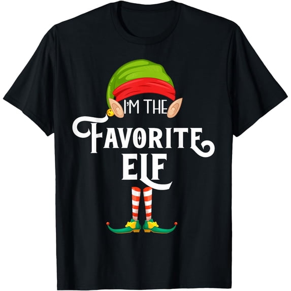Favorite Elf Family Matching Christmas T-Shirt