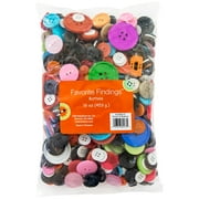 Favorite Findings Assorted Sew Thru Value Pound Of Buttons, 16 Ounces