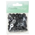 thumbnail image 1 of Favorite Findings Black Basic Round Sew Thru Buttons, 130 Count, 1 of 3