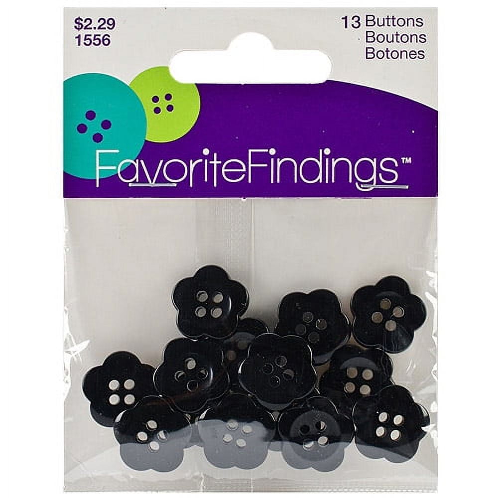 Favorite Findings Red Variety Size Value Buttons - Each