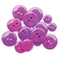 thumbnail image 1 of Favorite Findings Buttons-Purple Flowers 15/Pkg, Pk 6, Blumenthal Lansing, 1 of 1