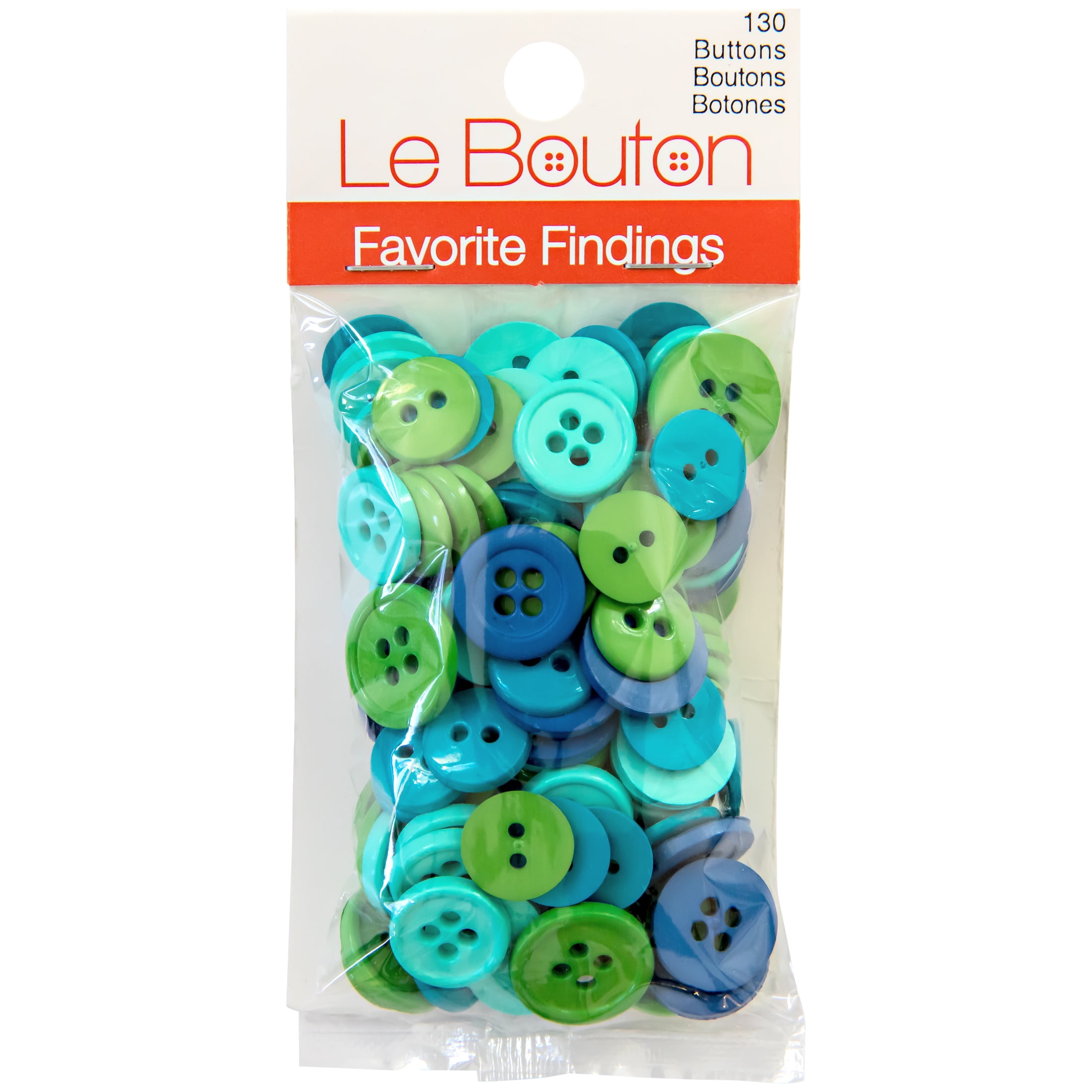 FAVORITE FINDINGS BIG BUTTONS 6 PER PACKAGE Several to Choose from