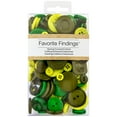 thumbnail image 1 of Favorite Findings Value Green Assorted Sew Thru & Shank Buttons, 4 Ounces, 1 of 4