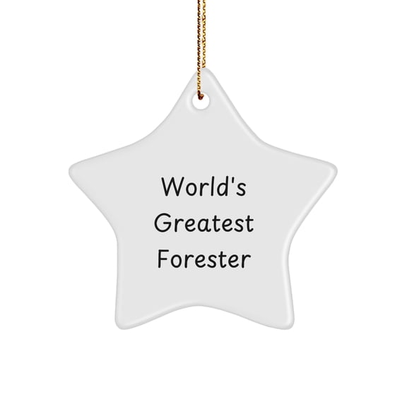 Favorite Forester Christmas Gift - World's Greatest Forester Star
