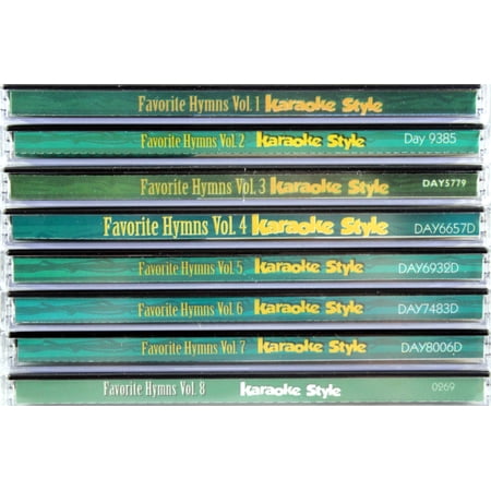 Favorite Hymns Karaoke Volumes 1-8 CD Set
