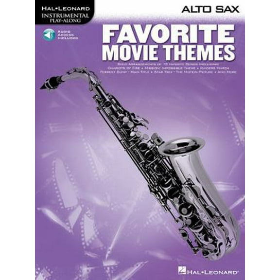 Pre-Owned Favorite Movie Themes - Alto Sax - Book/Online Audio (Paperback) 079357790X 9780793577903