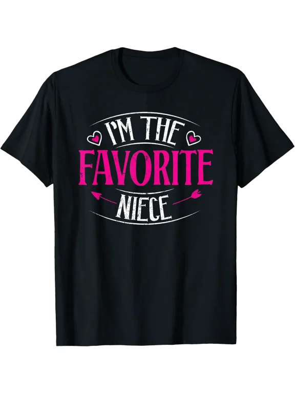 Favorite Niece Cool Aunt Design T-Shirt