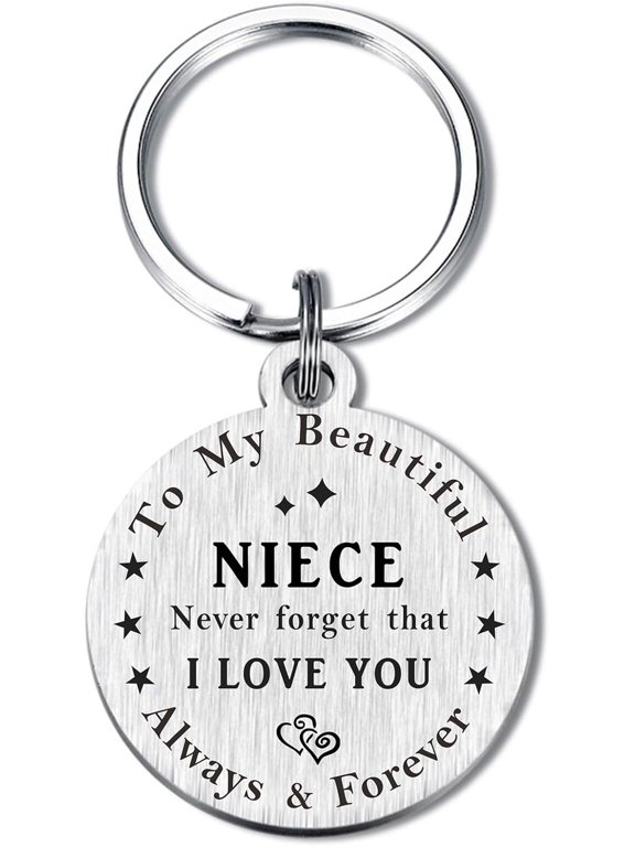 Favorite Niece Keychain - I Love My Niece Gifts - Niece Gifts from Aunt Uncle - Niece Birthday Gifts - Niece Graduation Gifts