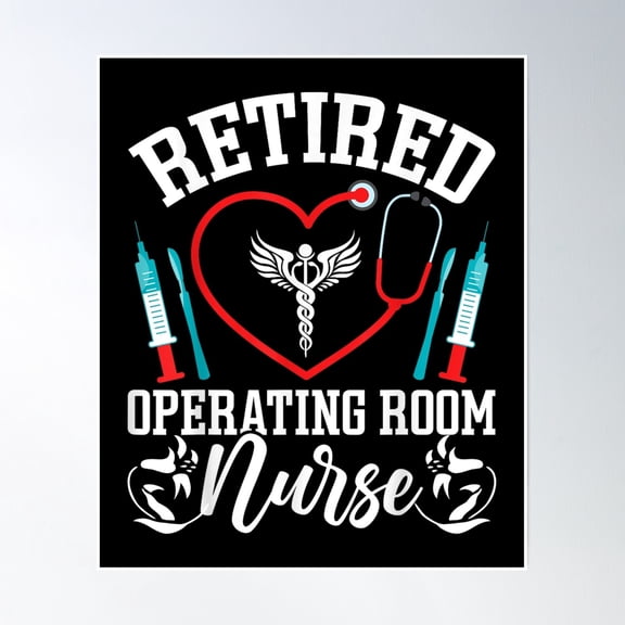 Favorite Operating Room Nurse - Or Nurse Poster Wall Art, Modern Wall Decor, 8x12 UNFRAMED