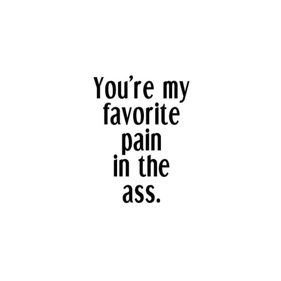 You're My Favorite Pain In The Ass.: An Irreverent Snarky Humorous Sarcastic Funny Office Coworker & Boss Congratulation Appreciation Gratitude Thank You Gift (Paperback)