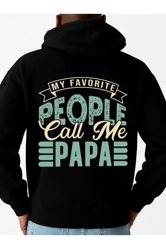 Favorite Papa sweatshirt dad for men long sleeve black Hip-Hop Streetwear funny daughter funny Trendy Unisex Shirt Graphic Tee tshirts Classic Unisex Shirt Cotton tshirts