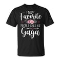 thumbnail image 1 of My Favorite People Call Me Gaga Floral Mother's Day T-Shirt, Cute Gaga Tee, Floral Design Shirt for Grandmothers, Gift for Mother's Day, Family Love Shirt, 1 of 3