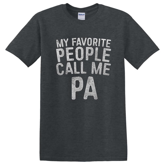 Favorite People Call Me Pa Father's Day Grandpa Nickname Family T-Shirt Unisex, up to 5XL
