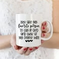 thumbnail image 1 of You're My Favorite Person To Lay in Bed Mugs Romantic Valentines Day Decor Mugs Funny Quote Mug Sarcastic Birthday Gag Gift For Men Couple Gifts Cute Wedding Anniversary Present Coffee Mug for Wife, 1 of 6