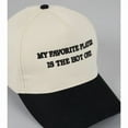 thumbnail image 1 of My Favorite Player Is The Hot One Embroidered Hat, Funny Statement Cap with Adjustable Fit, Trendy Streetwear Style for Men and Women, Perfect for Sports Fans, Parties, Travel and Everyday Outfits, 1 of 5