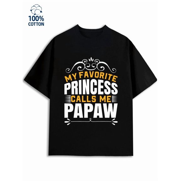 Favorite Princess for men funny humor 180G 100% Cotton black y2k husband Unique Design Unisex Shirt Printed tshirts Vintage Unisex Shirt Printed tshirts