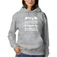 thumbnail image 1 of Favorite Season Is Football. Hoodie Women -GoatDeals Designs, Female x-Large, 1 of 4
