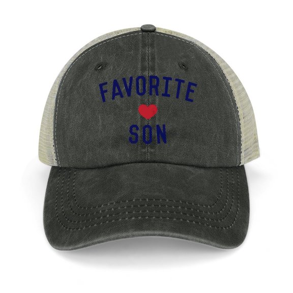 Favorite Son Black Hat Adjustable Funny Fashion Unisex Baseball Cap for Men Women
