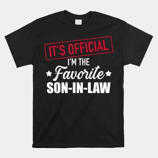 Favorite Soninlaw From Motherinlaw Or Fatherinlaw Shirt