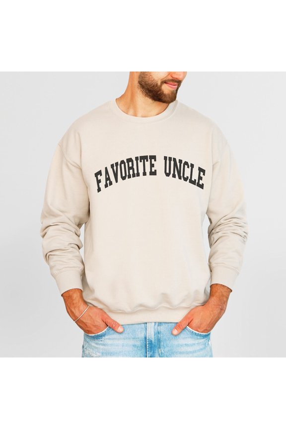 Favorite Uncle Sweatshirt, Cool Uncle Sweatshirt, Uncle, Uncle Sweater, Uncle Crewneck, New Uncle to Be, Pregnancy Announcement All Size S-5Xl