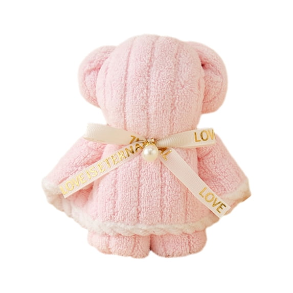 Favors Bear Bath Towel Gift Soft Coral Fleece Hand Towels Bear Bath Towel Gift Soft Coral Fleece Hand Towels Bear Towel for Wedding Valentines Day Baby Shower Graduation Supplies