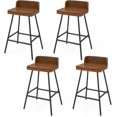Bar Counter Tools Favory 24 Inch Counter Height Bar Stools Set of 4 with Wooden Low ...