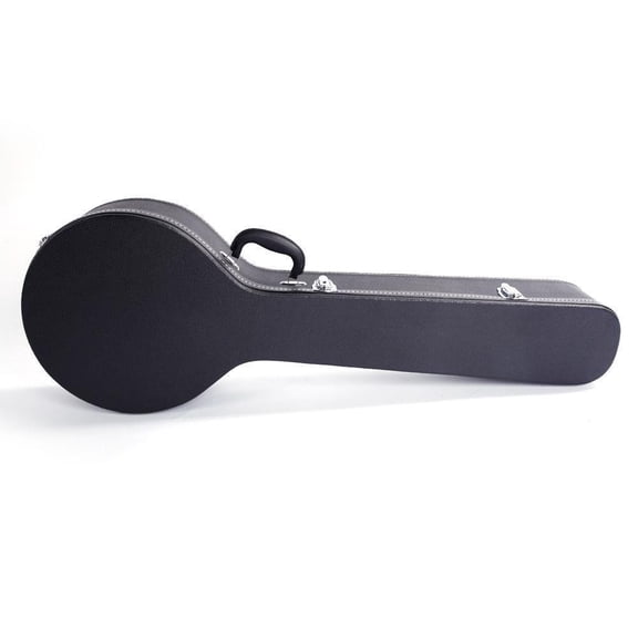 Favory Gourd-Shaped Electric Guitar Hard Case, Black, For 39 in LES Paul Guitars