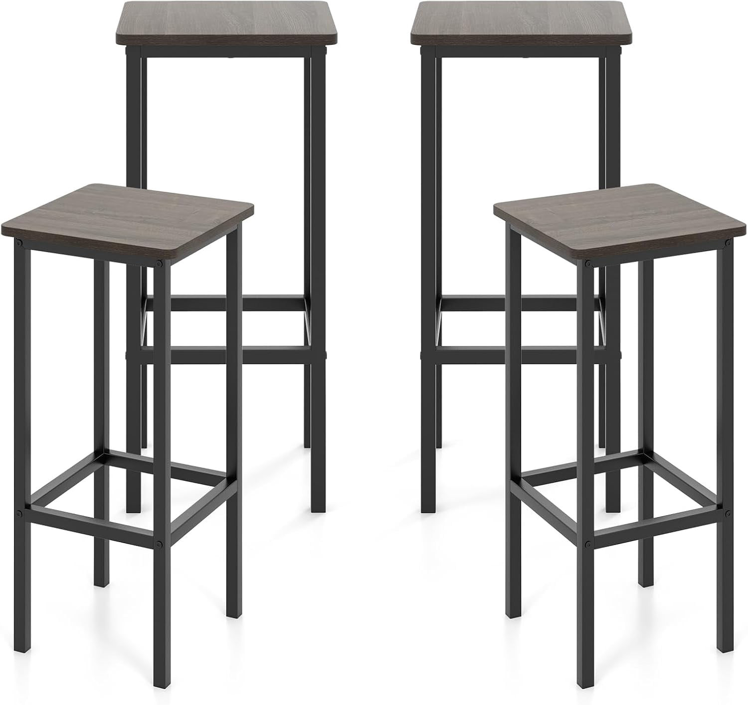 Frame Counter Favory Industrial Bar Stools Set of 4, 26
