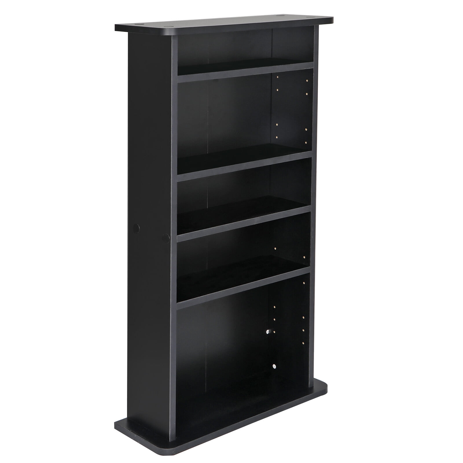 Favory Media Storage Cabinet-DVD, CD, Blue-Rays, 5 Adjustable Shelves ...