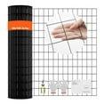 thumbnail image 1 of Favory  PVC Coated Wire Mesh  Mesh Black Vinyl Coated Fence Chicken Wire Fencing  Gauge Chain Link Fence for Chicken Coop, Animal Control,36in*50ft 16 Gauge, 1 of 9
