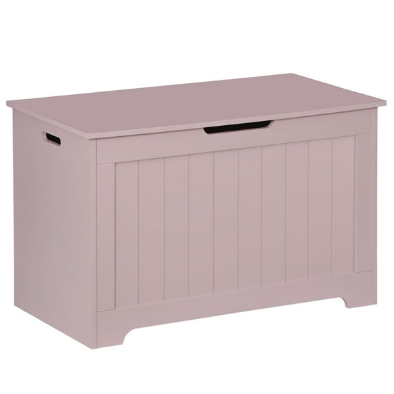 Favory Storage Chest Box Organizer,Wooden Storage Chest Box with Flip-top Lid & Safety Hinge, Living Room Organizer, Bedroom Bench
