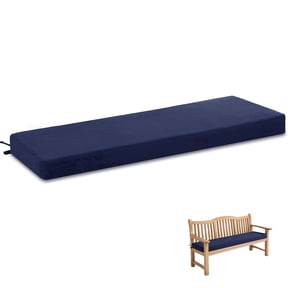 Favoyard Outdoor Bench Cushion 54 x 16 Inch Rainproof Patio Furniture Cushions Fastness Garden Settee porch swing cushions with Ties