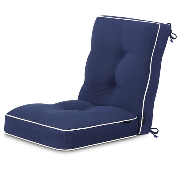 Favoyard Rocking Chair Cushion Set, 3-Year Color Fastness Indoor & Outdoor Cushions with Secure Ties, Fit for Patio Chairs