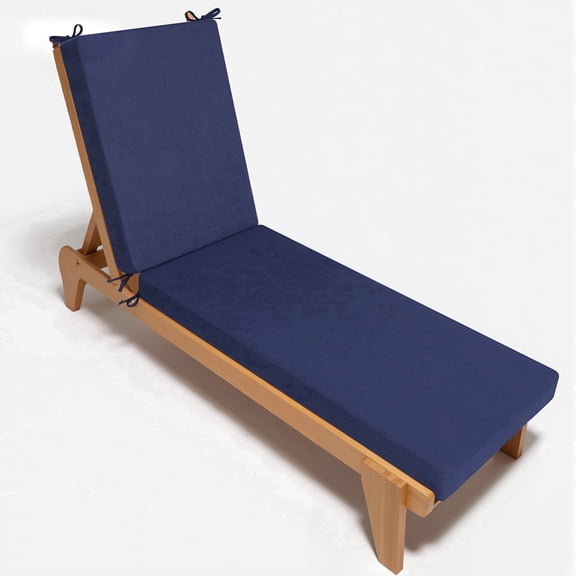Favoyard Outdoor Lounge Chair Cushion 72x21x3 in Rainproof Color Fade-Resistant & Removable Cover Patio Chaise Lounge Cushion with High Resilience
